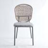5 Piece Dining Set (Table And 4 Chairs) - Matt Black / Gray - Image 3
