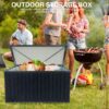 Out Door Metal Storage Box Store Medium - Black - Image 6