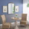 Antique Round Wood Table - Antique White / Gray - Image 10