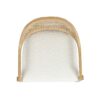 Americana - Mid-Century Modern Cane Back Counter Stool - Ivory White - Image 6