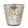 Scented Soy Wax Candle Glass (Set of 4) - Silver - Image 4