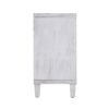 Accent Cabinet 4 Door Wooden Cabinet Sideboard Buffet Server Cabinet Storage Cabinet, For Living Room, Entryway, Hallway, Office, Kitchen And Dining Room - White Wash - Image 9