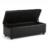 Hamilton - Storage Ottoman - Midnight Black - Image 3