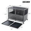 Heavy Duty Dog Crate - Silver Gray - Image 2
