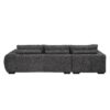 Chosen - Sectional Sofa With Toss Pillows And 1 Chaise - Gray - Image 5