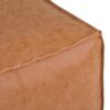 Brody - Square Pouf - Distressed Brown - Image 2