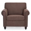 37.4" 1 Seater Sofa - Brown - Image 5