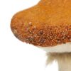 Mushroom Holiday Ornament, For Harvest Festival Fall Festival & Thanksgiving Table Decorations (Set of 2) - Beige / Orange - Image 6