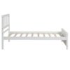Twin Size Platform Bed - White - Image 3