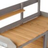 Outdoor Potting - Bench, Workstation Table With Cabinet For Backyard Garden Supplies - Brown / Gray - Image 14