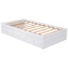 Twin Size Platform Storage Bed With 3 Drawers - White - Image 11