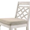 Havanna - Wide Contemporary Fabric Chair With Cushion (Set of 2) - Off White - Image 5