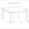 Wilson - Square Dining Table - Brown - Image 7
