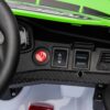 12V4A 20W*2 One Button Start, Forward And Backward, High And Low Speed, Music, Front Light, Power Display, Two Doors Can Open, 2.4G R / C, Seat Belt Four Wheel Absorber Kids Ride On Car - Green - Image 5
