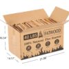 40 Lbs Fatwood Fire Starter Sticks, 100% Natural Kindling Wood, Pine Firewood Firestarter For Campfire, Stove, Fireplace, Bonfires, Grill - Natural Wood - Image 6