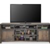 Joshua Creek - TV Stand Console For TVs Up To 95" - Barnwood - Image 2