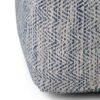 Nate - Square Pouf - Patterned Denim Melange - Image 3