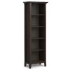 Amherst - 5 Shelf Bookcase - Brown - Image 2