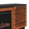 Graceland - Fireplace TV Stand Console For TVs Up To 100" - Black, Bourbon - Image 9