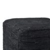 Fredrik - Square Pouf - Black - Image 4