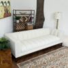 Melissa - Mid-Century Modern Sofa - Brown / White - Image 13