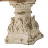 Cake Stand, Wood Cake Plate With Magnesium Base - Cream / Brown - Image 9