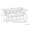 Amherst - Entryway Storage Bench - Distressed Gray - Image 2