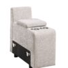 Nyeisha - Upholstered Sofa & Chaise - Beige - Image 4