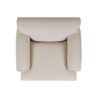 Alana Lawson - Accent Arm Chair Metal Casters - Sky Neutral Beige - Image 3