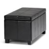Dover - Storage Ottoman Bench - Midnight Black - Image 3