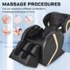 Massage Chair Recliner With Zero Gravity With Full Body Air Pressure - Image 3