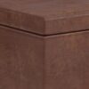 Avalon - Extra Large Storage Ottoman Bench - Distressed Saddle Brown - Image 9