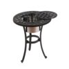 21" Round Aluminum Bistro Table - Antique Bronze - Image 3