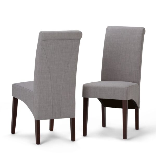 Avalon - Deluxe Parson Dining Chair (Set of 2) - Dove Gray