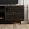 Avondale - Electric Fireplace TV Console, For TVs Up To 95" - Charcoal Brown - Image 5