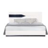 Vios - King Zebra Bed - White - Image 2