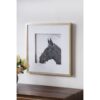 Wall Art Horse Animal Printing, Wall Decor Accent (Set of 2) - Golden / White - Image 7