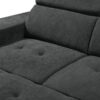 Henrik - Sleeper Sectional Sofa With Storage Ottoman And 2 Stools - Dark Gray - Image 9