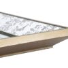 Antique Rectangle Mirror With Floral Accents, Mirrored Display Tray, Wall Mirror - Silver - Image 8
