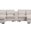 Nyeisha - Upholstered Sofa & Chaise - Beige - Image 12