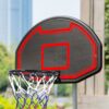 14Ft Powder-Coated Advanced Trampoline With Basketball Hoop Inflator And Ladder (Outer Safety Enclosure) - Orange - Image 24