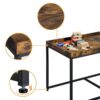Monty - Wood Grain 3 Piece Coffee Table Set With Raised Edges (Set of 3) - Weathered Oak - Image 3