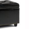 Hamilton - Storage Ottoman - Midnight Black - Image 7