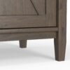 Ela - Wide Storage Cabinet - Smoky Brown - Image 6