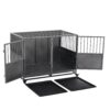Heavy Duty Dog Crate - Silver Gray - Image 20