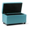 Cosmopolitan - Storage Ottoman - Soft Blue - Image 2