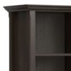 Amherst - 5 Shelf Bookcase - Brown - Image 11