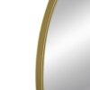 Arched Accent Mirror With Metal Frame For Bathroom, Bedroom, Entryway Wall - Gold - Image 6