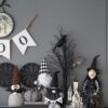 Gnome Decor, For Halloween Decor - Black / White - Image 12