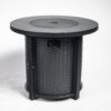 30" Propane Round Fire Table 40000Btu Propane Fire Pit Table - Black - Image 5